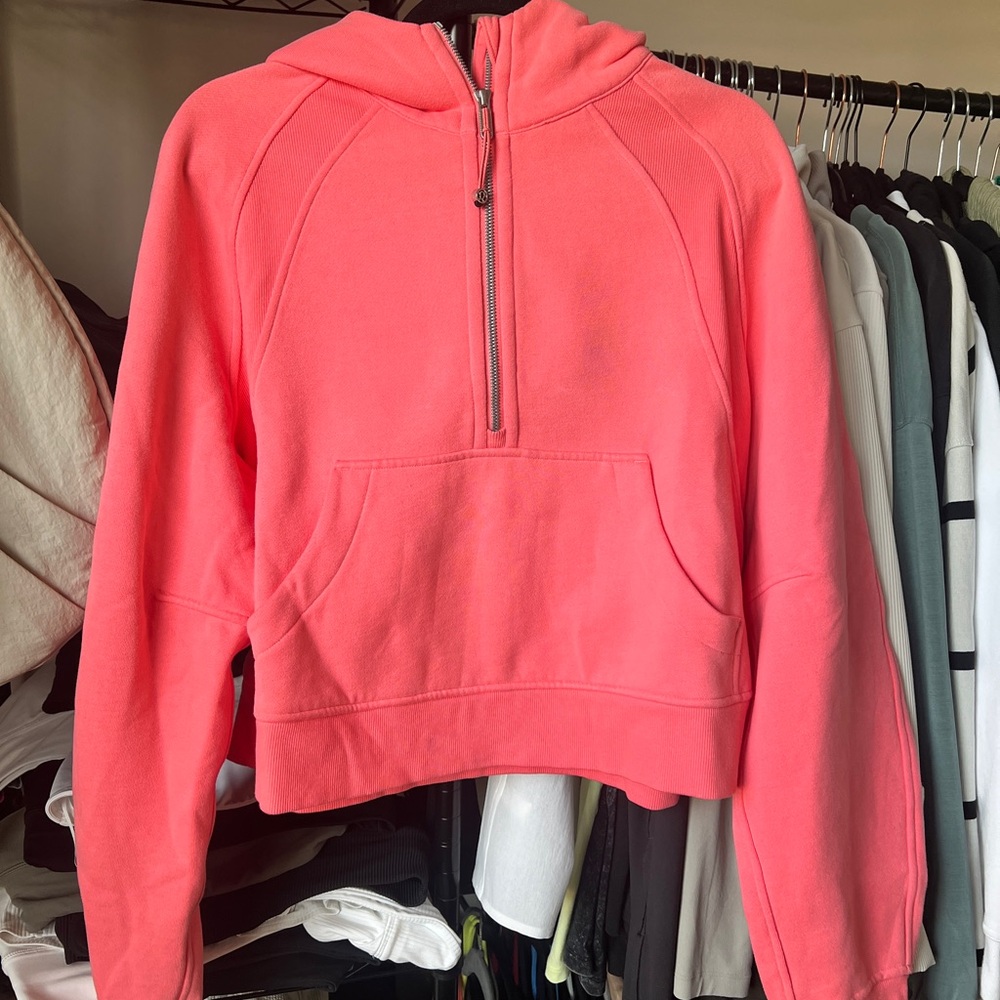 lululemon 1/2 zip scuba